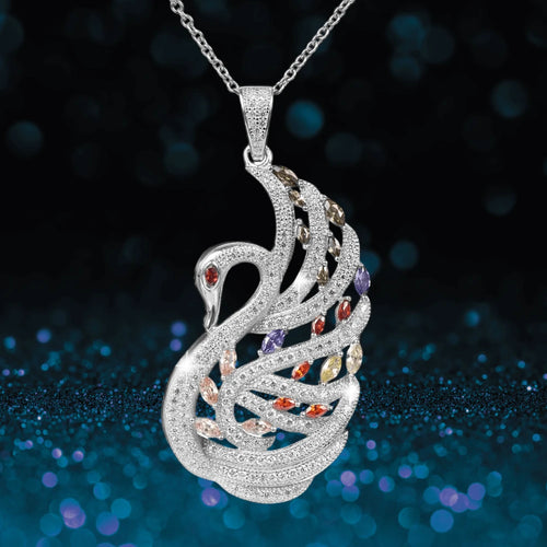 Daniel Steiger Royal Swan Pendant