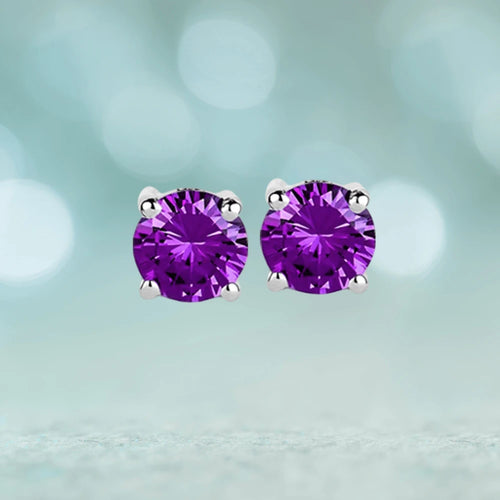 Daniel Steiger Brilliant Birthstones Earrings February