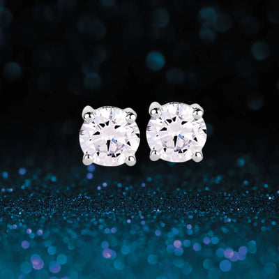 Daniel Steiger Brilliant Birthstones Earrings  April