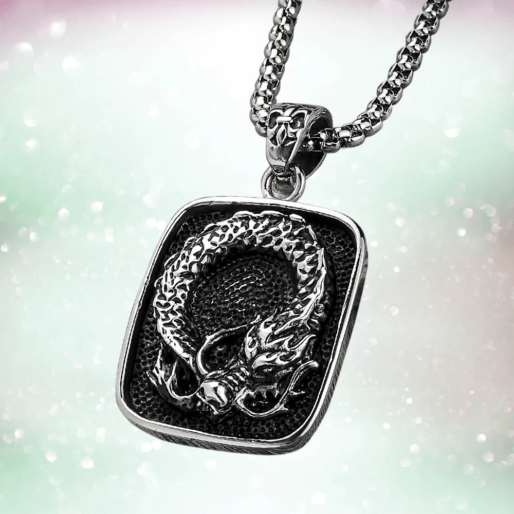 Daniel Steiger Dragons Lair Steel Pendant