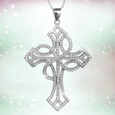 Daniel Steiger Eulalia Rhodium Cross