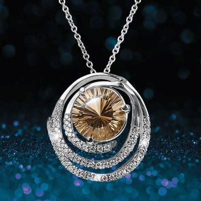 Daniel Steiger Citrine Firecracker Pendant