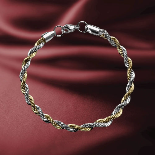 Daniel Steiger Two-Tone Rope Chain Bracelet