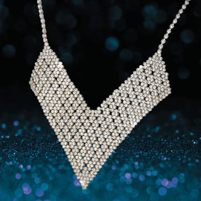 Daniel Steiger Glamorama Gold Statement Necklace