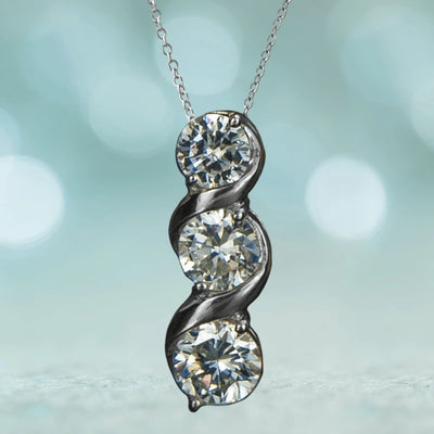 Daniel Steiger Solitaire Twist Pendant
