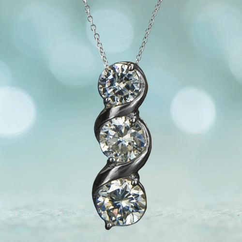 Daniel Steiger Solitaire Twist Pendant