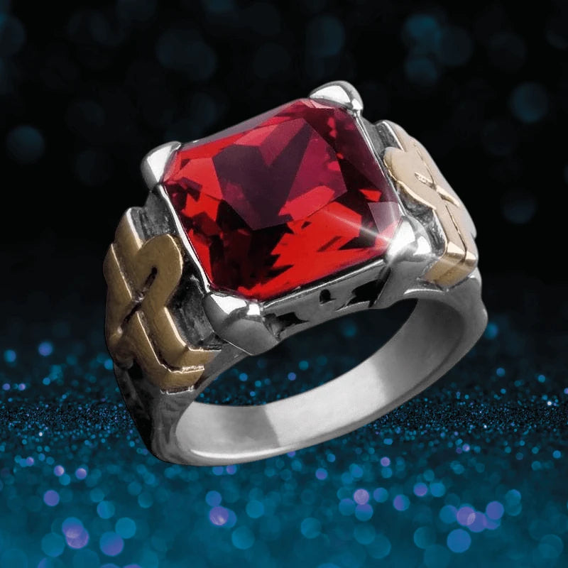 Daniel Steiger Fiesta Red Men's Ring