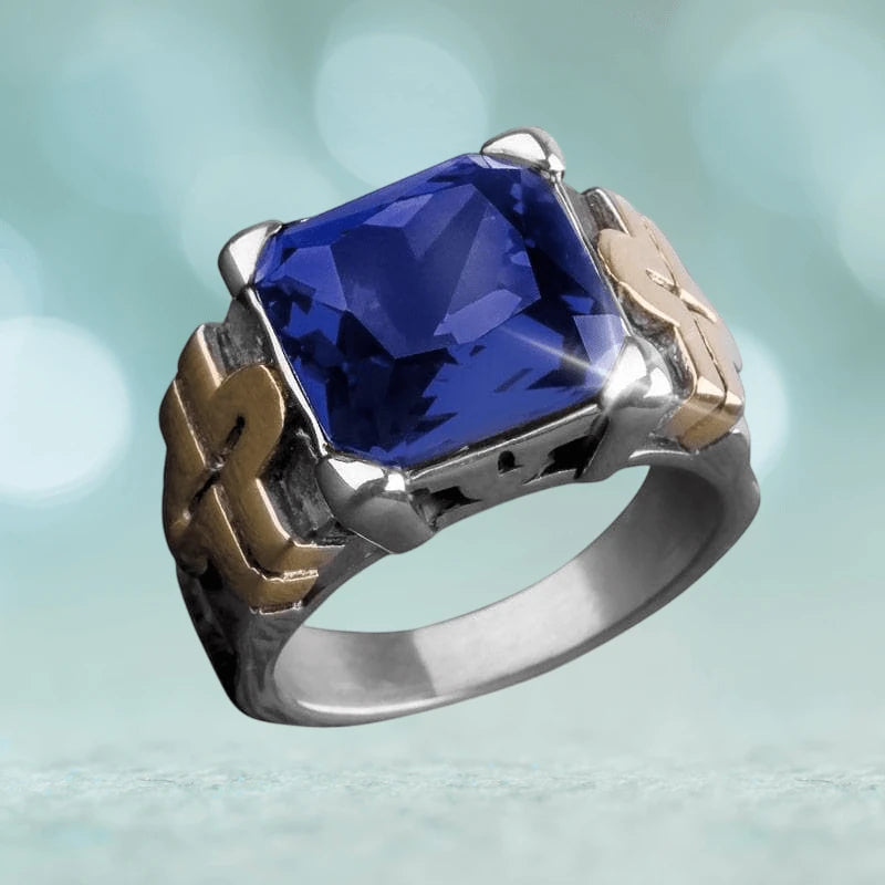 Daniel Steiger Fiesta Blue Men's Ring