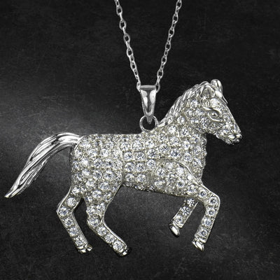 Daniel Steiger Wild Pony Rhodium Pendant