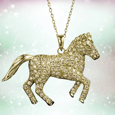 Daniel Steiger Wild Pony Gold Pendant