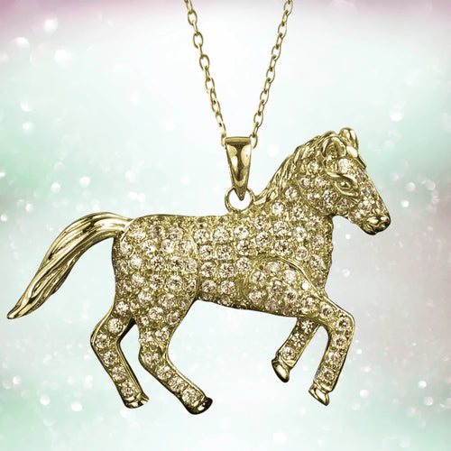 Daniel Steiger Wild Pony Gold Pendant