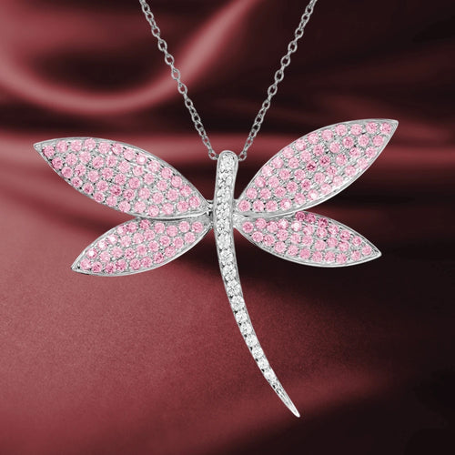 Daniel Steiger Fly Away Brooch Pink