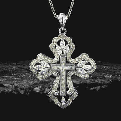 Daniel Steiger Isabella Rhodium Cross