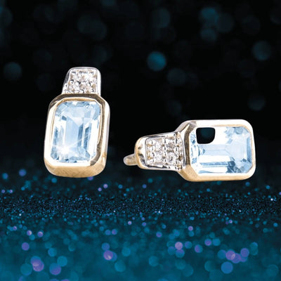Daniel Steiger Oseaan Aquamarine Earrings