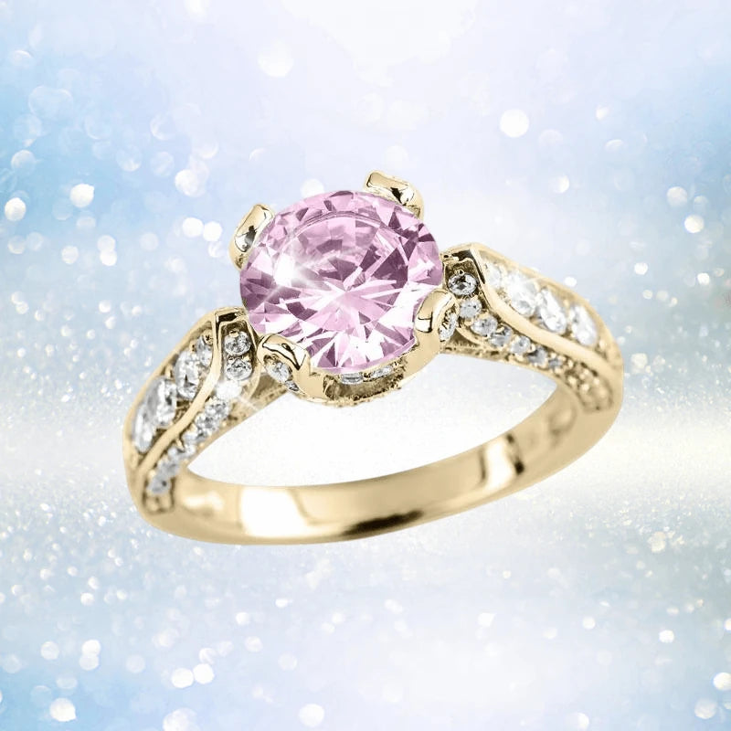 Daniel Steiger Millionaire Pink Argyle Ring