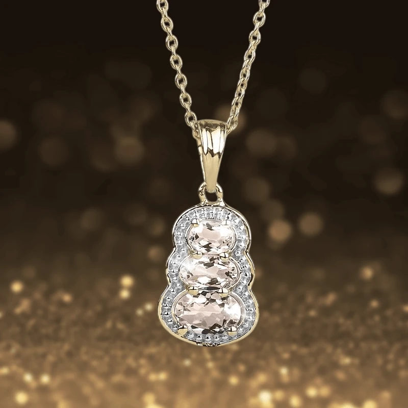 Daniel Steiger Liberty Morganite Pendant