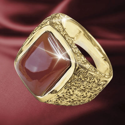 Daniel Steiger Harley Red Agate Ring