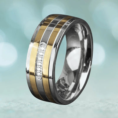 Daniel Steiger Mitre Two-Tone Ring