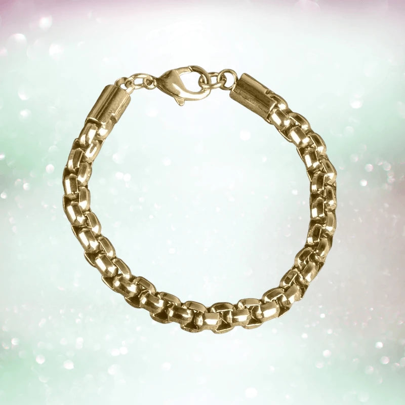 Daniel Steiger Chester Gold Steel Bracelet