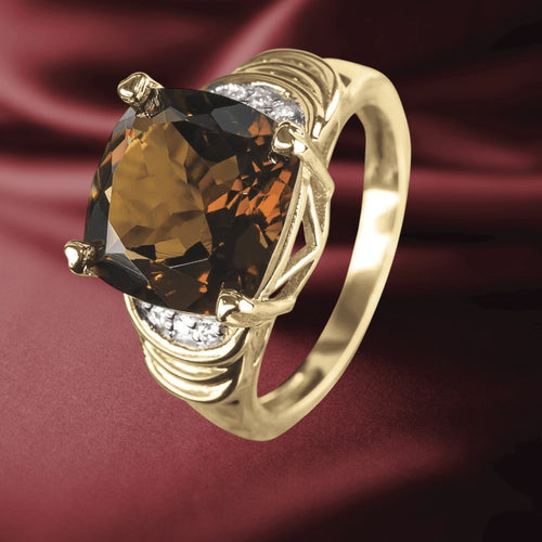Daniel Steiger Cognac Quartz Ring