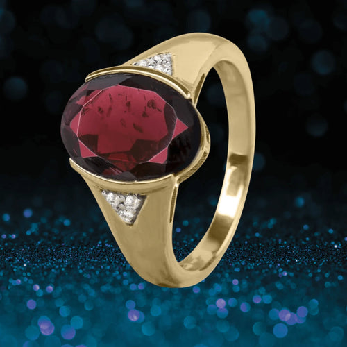 Daniel Steiger 10k Gold Garnet Ring