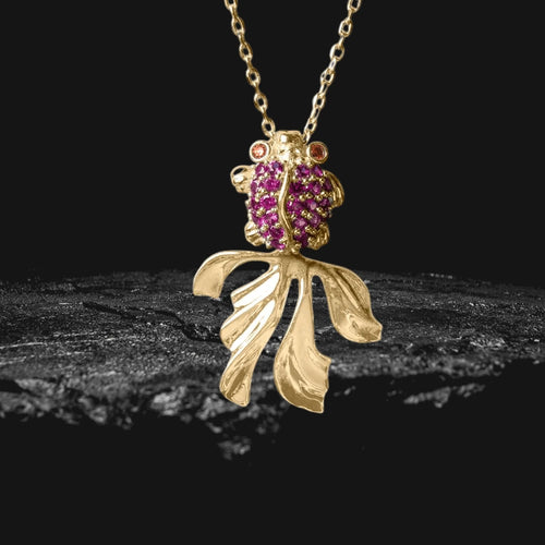 Daniel Steiger Aquatilis Rosa Pendant