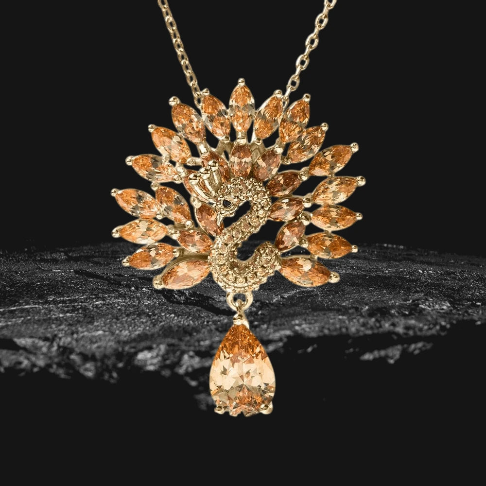 Daniel Steiger Mora Peacock Pendant