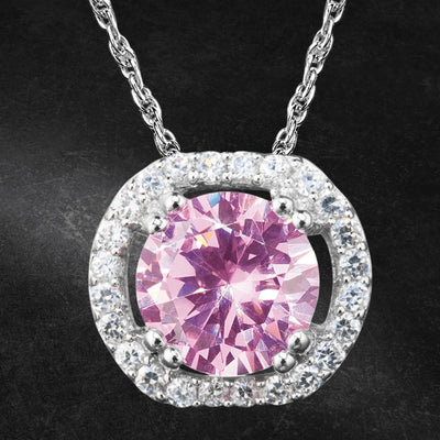 Daniel Steiger Blush Halo Pendant