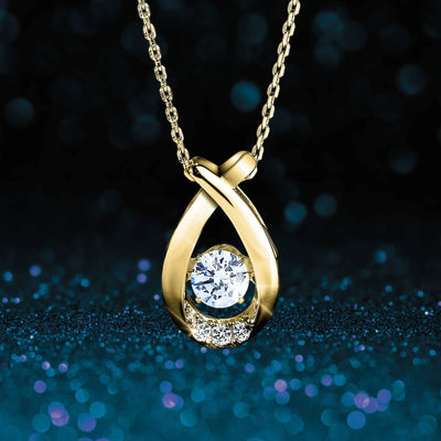 Daniel Steiger 'Dancing' Jewelry Gold Pendant
