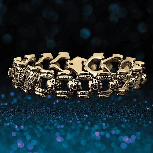 Daniel Steiger Lightning Skull Bracelet