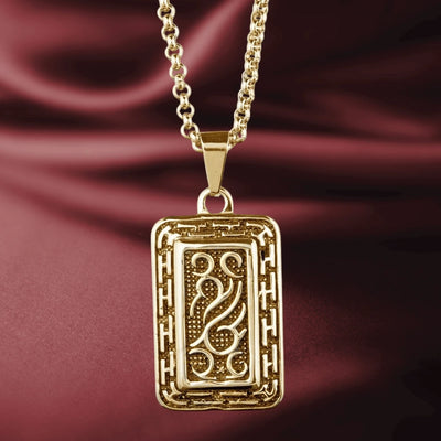 Daniel Steiger Hudson Gold Pendant