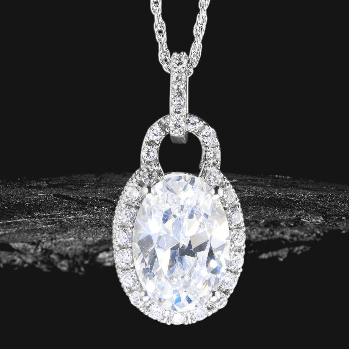 Daniel Steiger Oval Padlock Pendant