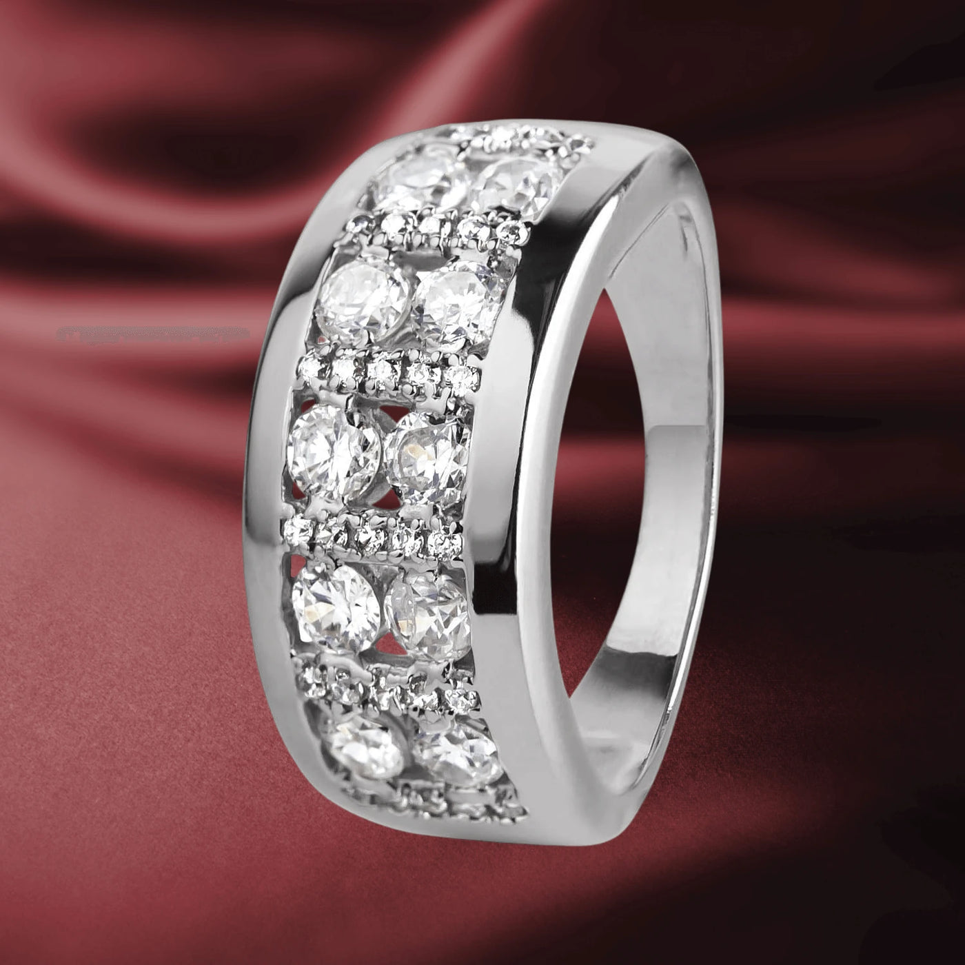 Daniel Steiger Promise Eternity Rhodium Ring