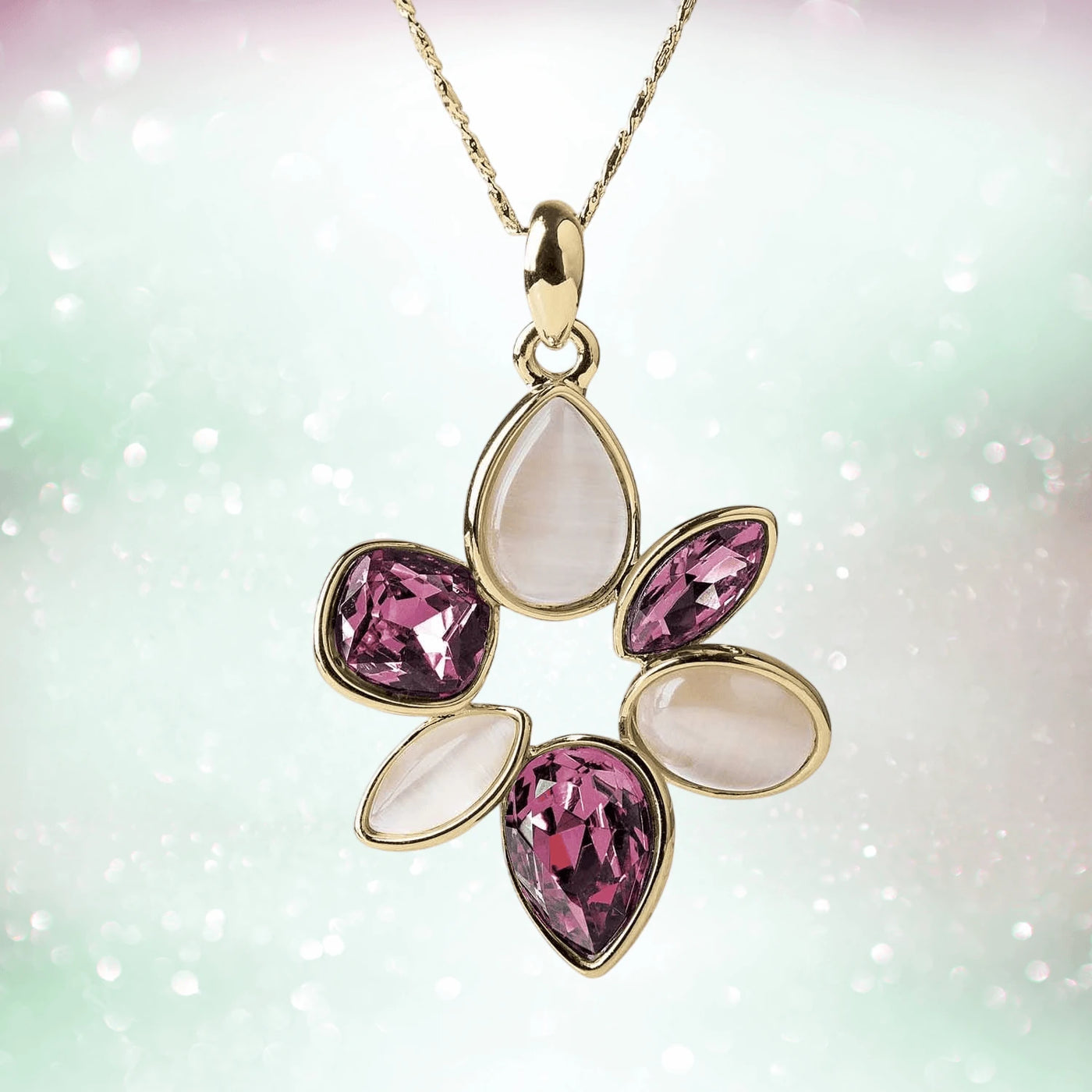 Daniel Steiger Orbit Swirl Gold Pendant