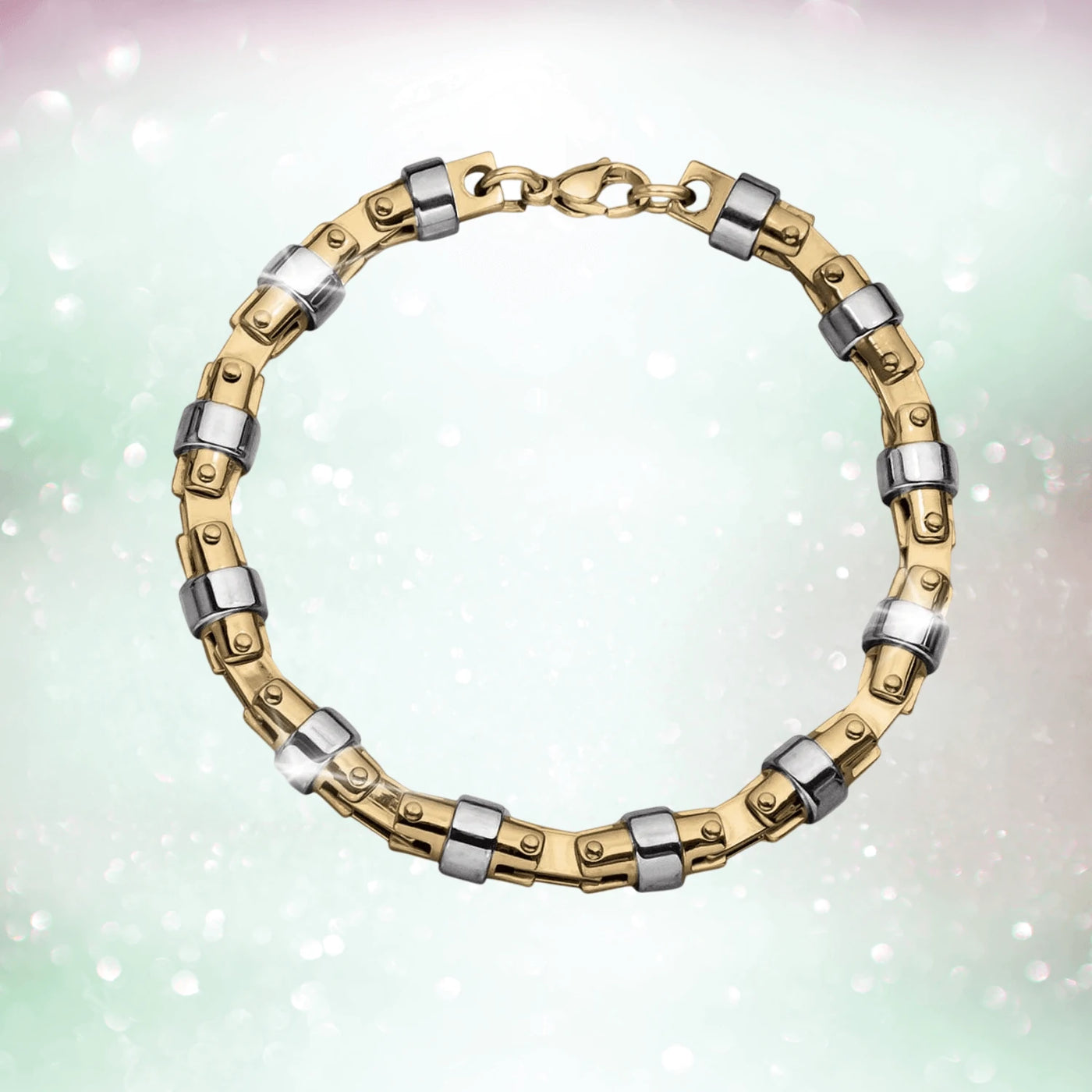 Daniel Steiger Two Tone Rivets Bracelet