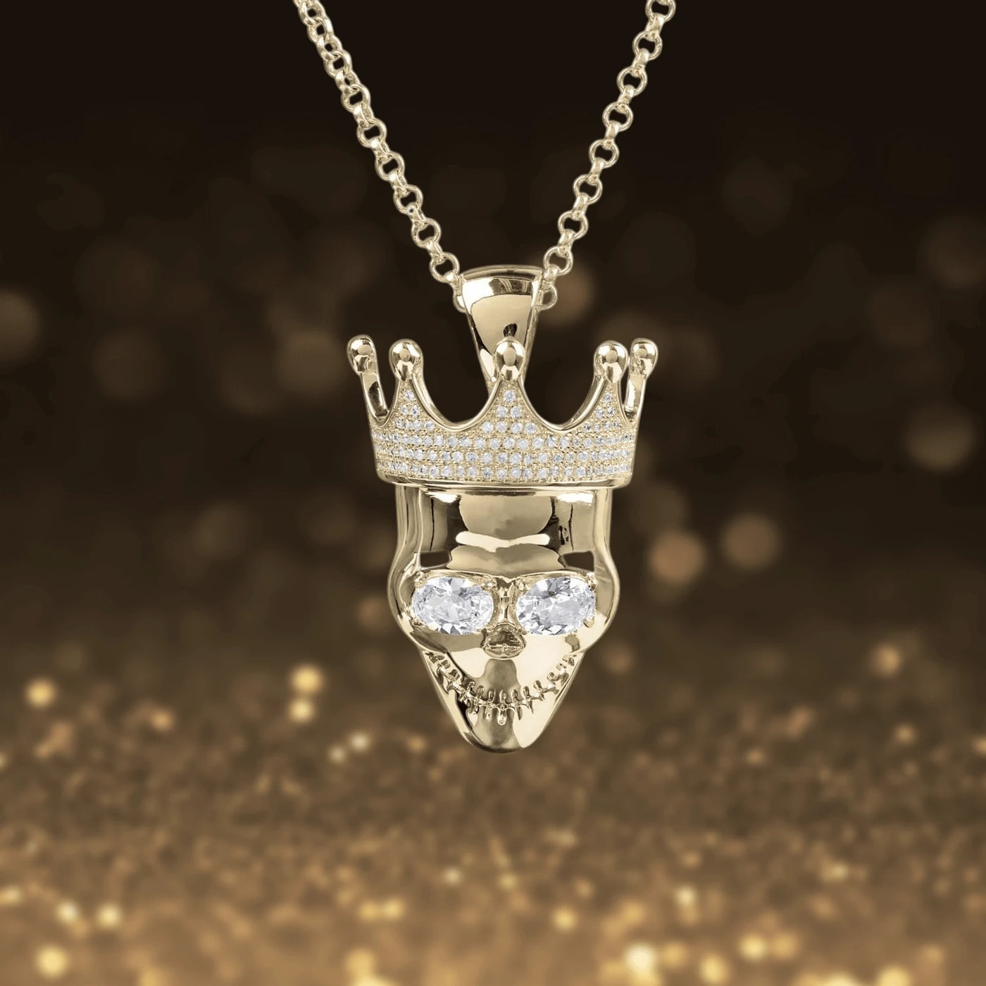 Daniel Steiger King Of Rock Skull Pendant