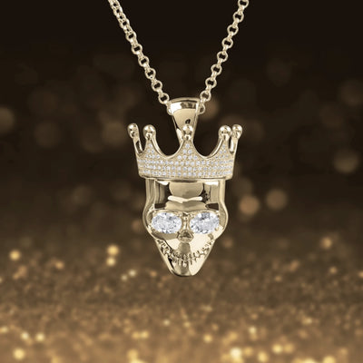 Daniel Steiger King Of Rock Skull Pendant