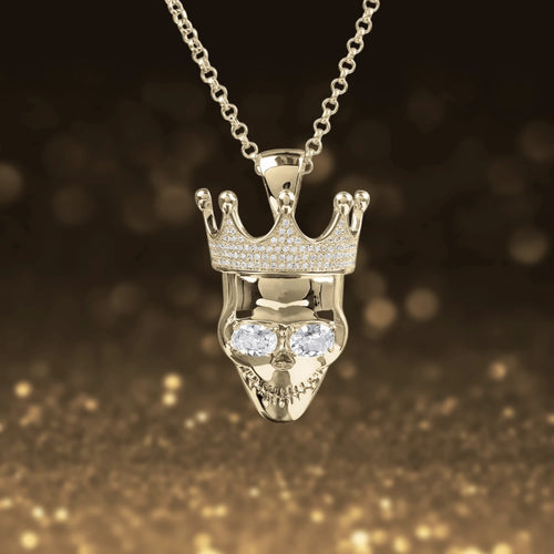 Daniel Steiger King Of Rock Skull Pendant