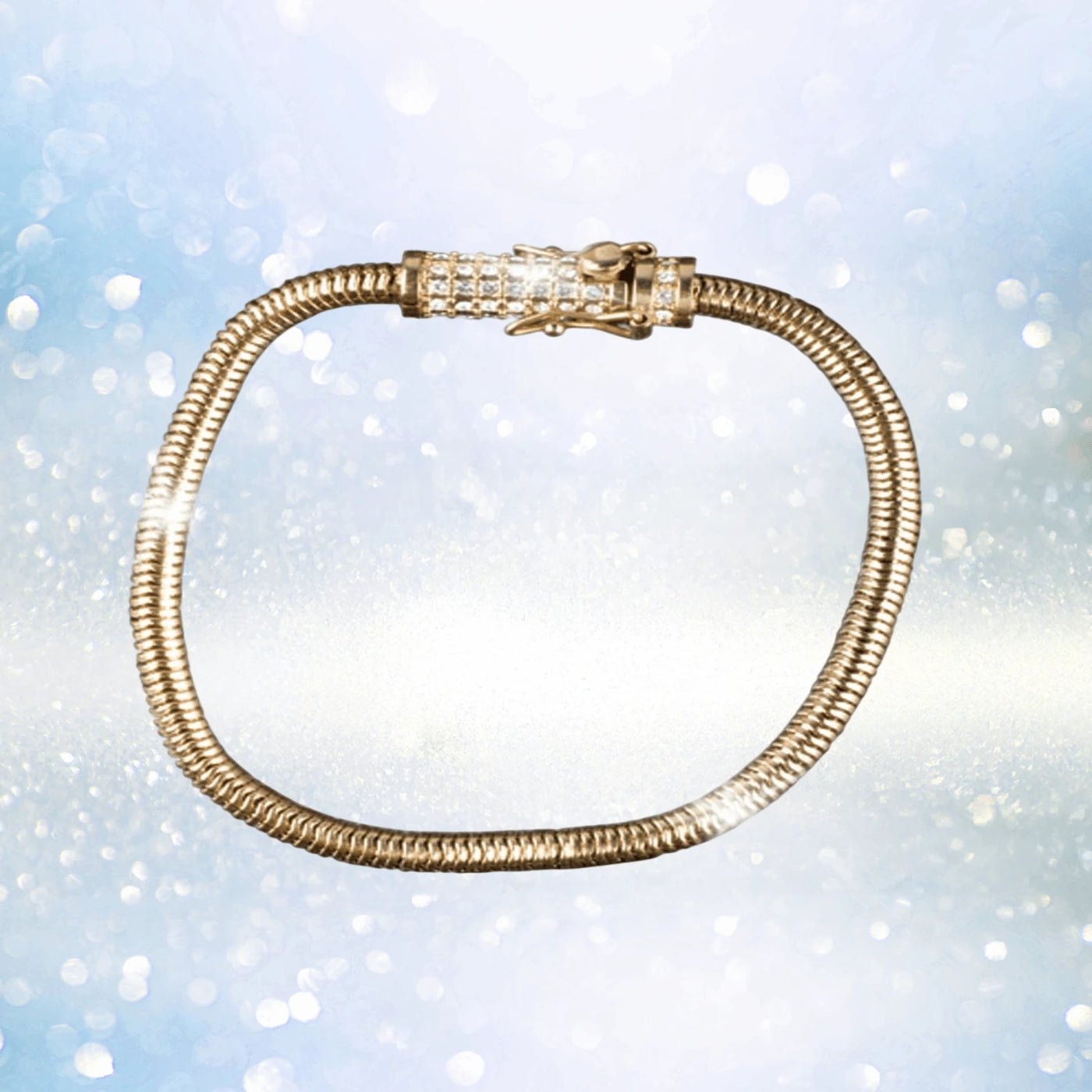 Daniel Steiger Golden Snake Chain Bracelet