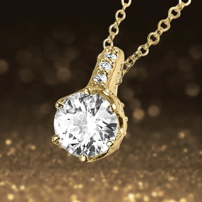 Daniel Steiger Gold Crown Pendant