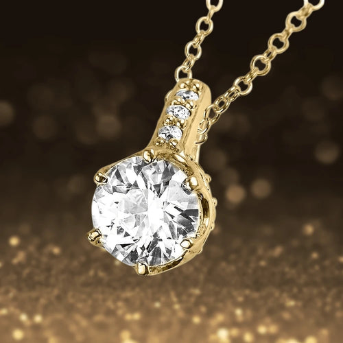 Daniel Steiger Gold Crown Pendant