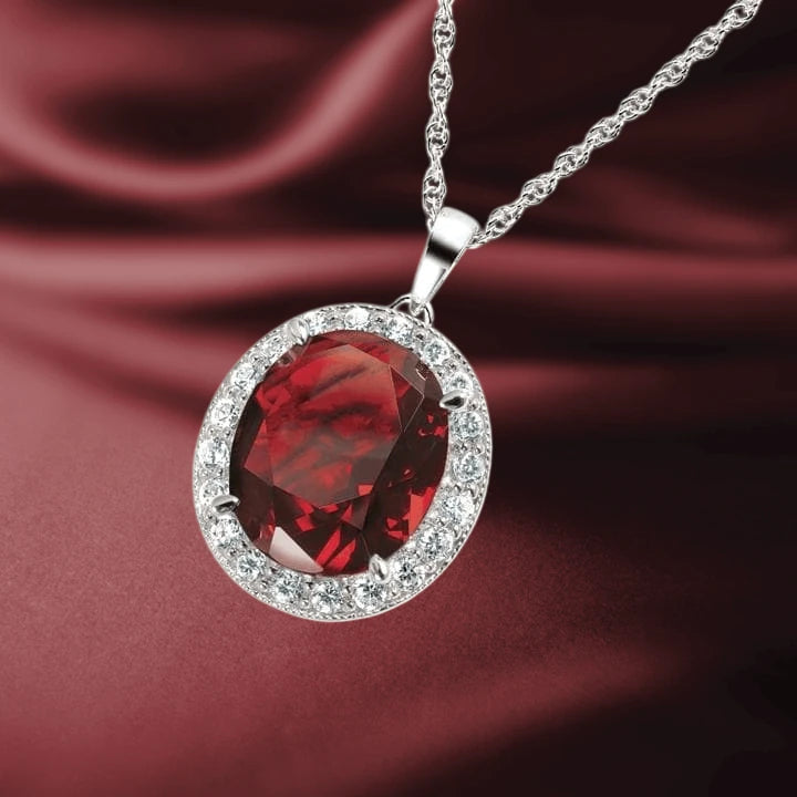 Daniel Steiger Millionaire Oval Ruby Pendant
