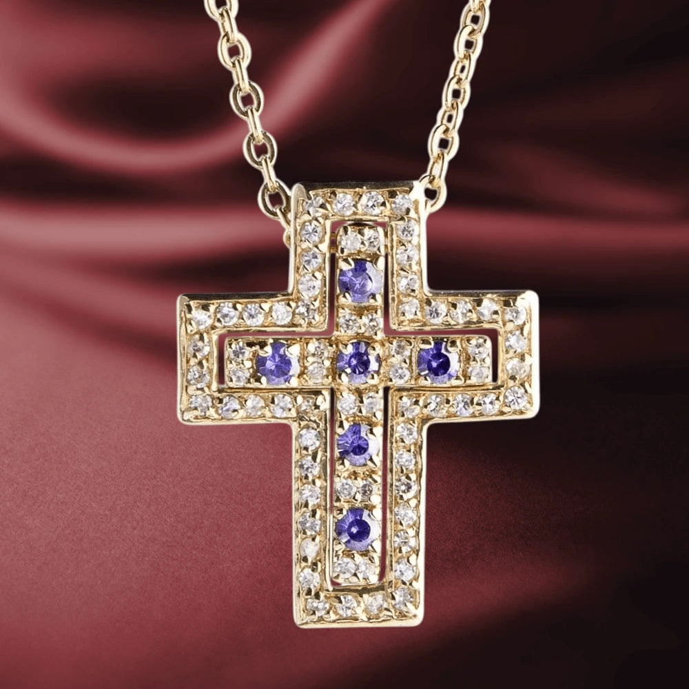 Daniel Steiger Romana Cross Pendant