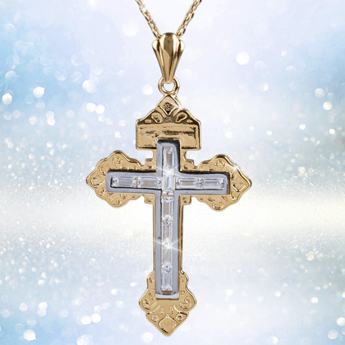Daniel Steiger Ray Of Light Cross Pendant