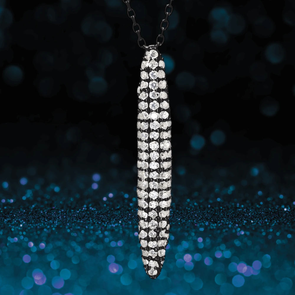 Daniel Steiger Dash Black Rhodium Pendant