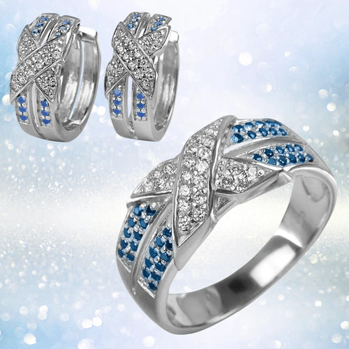 Daniel Steiger Embrace Rhodium Set