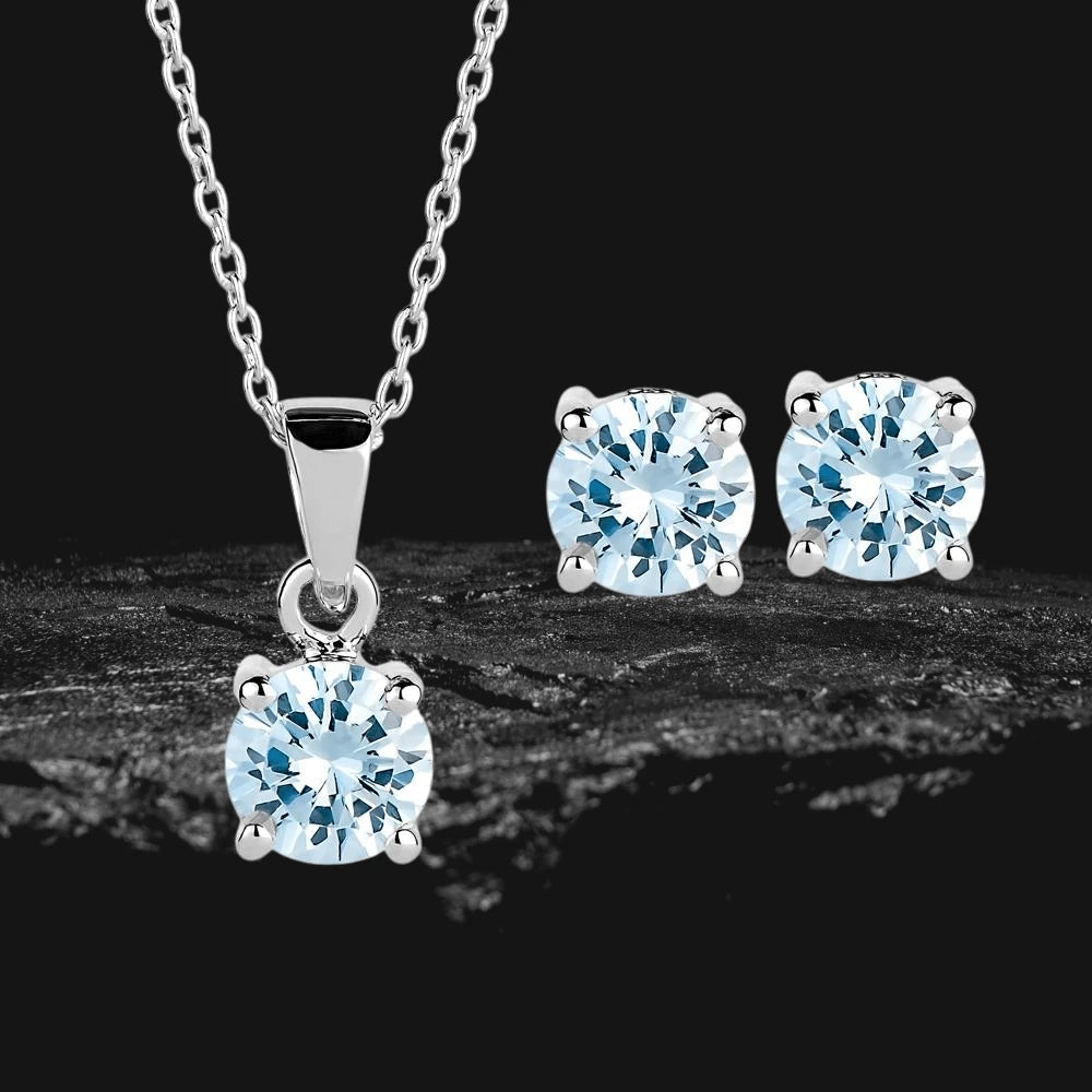 Daniel Steiger Brilliant Birthstones Set March