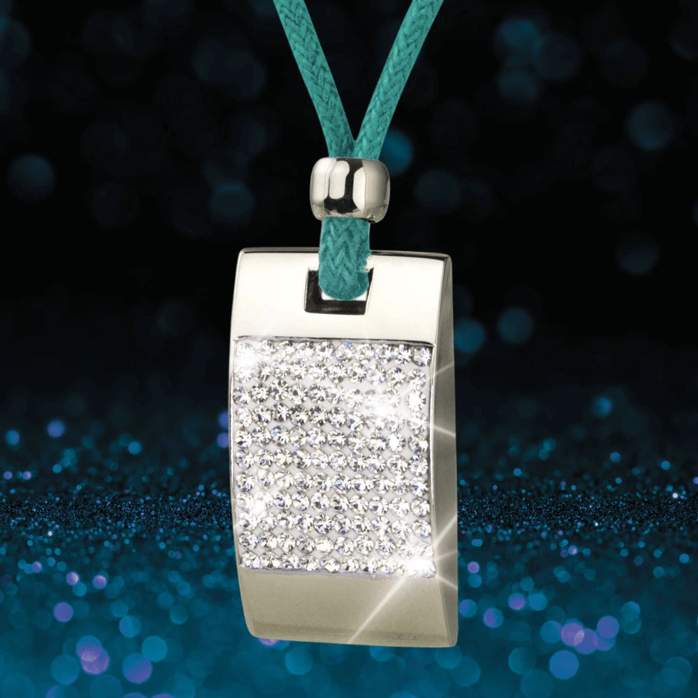 Daniel Steiger Crystal Tablet Turquoise Pendant