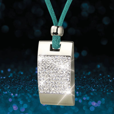 Daniel Steiger Crystal Tablet Turquoise Pendant