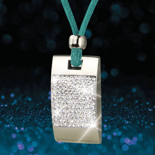 Daniel Steiger Crystal Tablet Turquoise Pendant